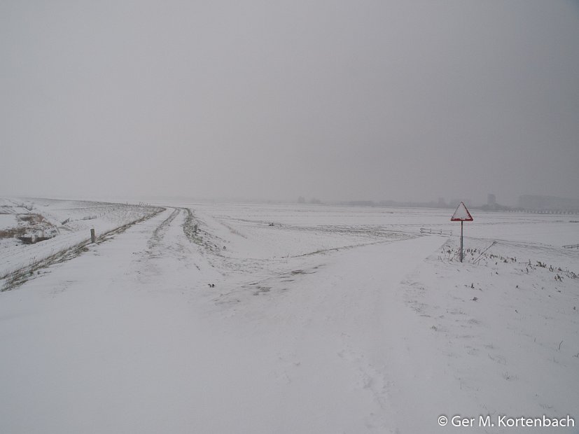 Polder Groot Koninkrijk in de winter