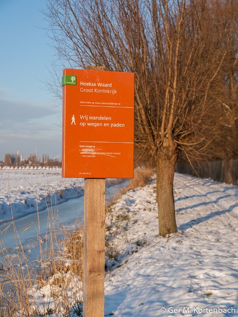 Polder Groot Koninkrijk in de winter