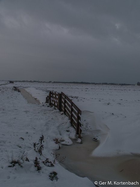 Polder Groot Koninkrijk in de winter